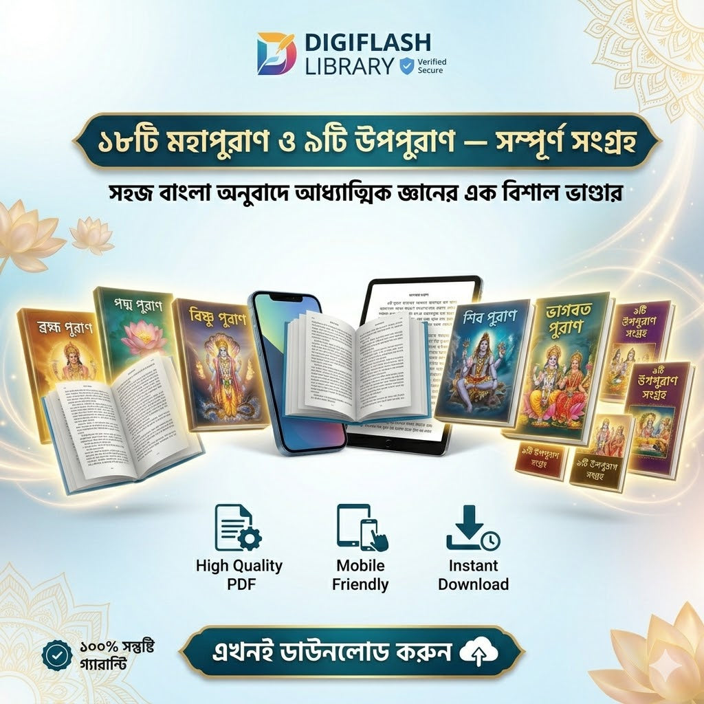 ১৮টি মহাপুরাণ ও ৯টি উপপুরাণ  সম্পূর্ণ সংগ্রহ